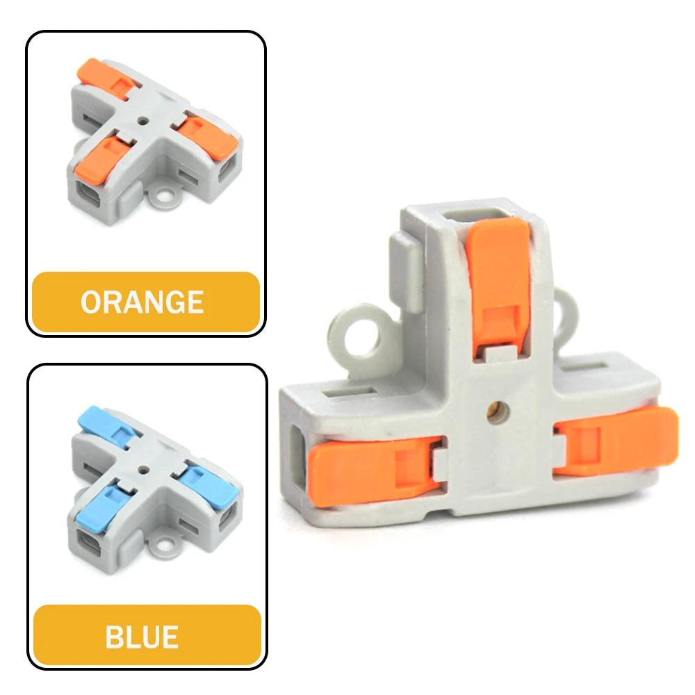 T-Type Push-In Wire Connector – Three Options