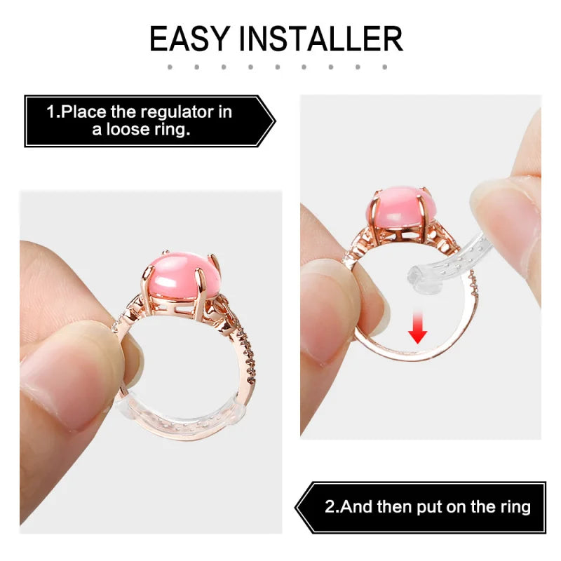 Cross-Borderring adjuster Transparent Ring Size Adjustment Pad Ring Invisible Adjuster