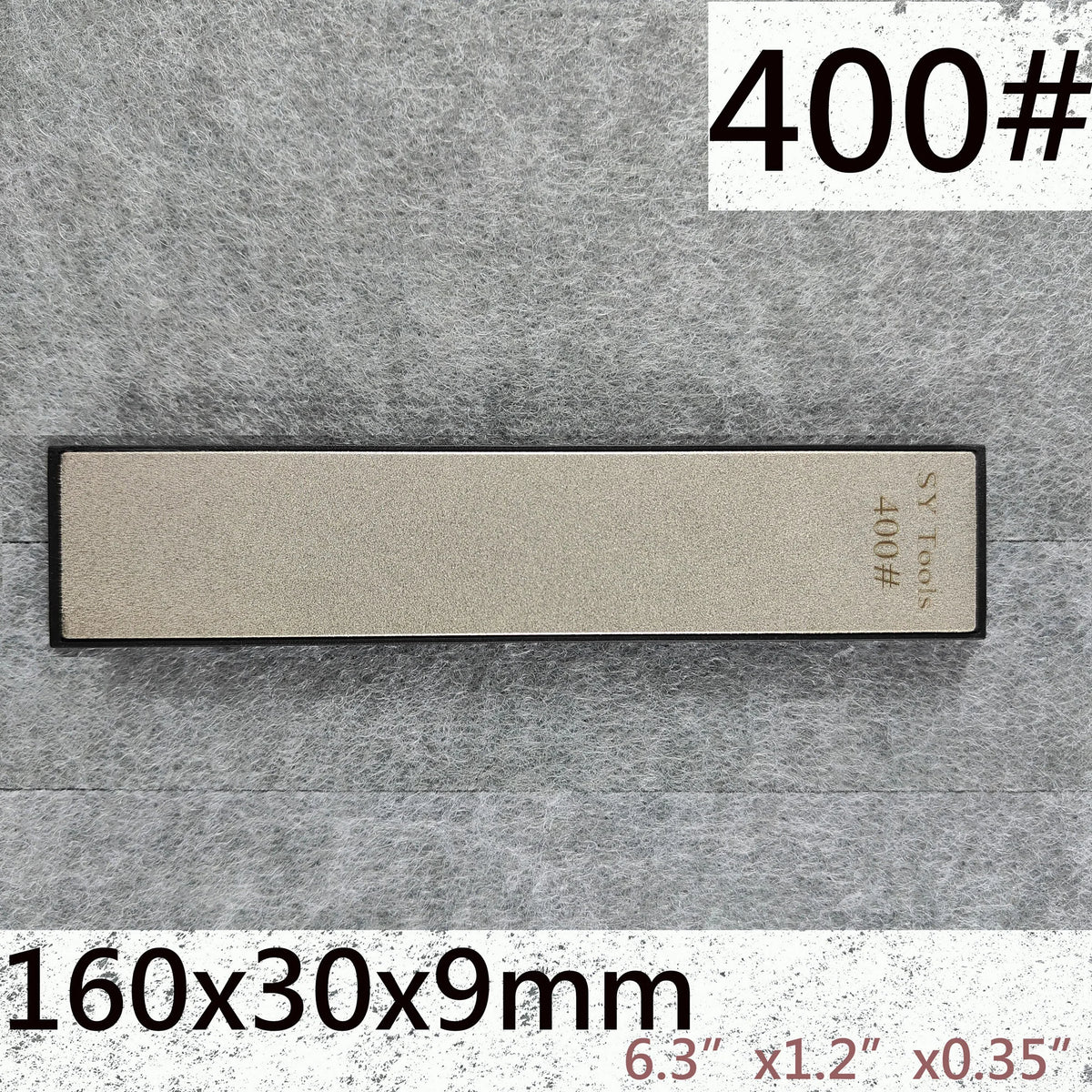 Widened Diamond Sharpening Stone Compatible with Fixed-Angle Sharpener for Kitchen Knives and Outdoor Tools, Portable Sharpening