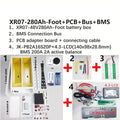 XR07 48V 280AH LiFePO4 Battery Case PowerBox Solar Home Energy Storage 16S 51.2v DIY Kit For JK BMS EVE CATL 280AH 302AH