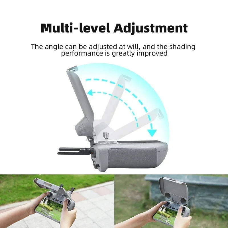 BRDRC RC 2 Sun Hood Joysticks Protector Sunshade for DJI Mini 4 Pro/Air 3/NEO/Flip RC 2 Remote Controller Full Screen Protection