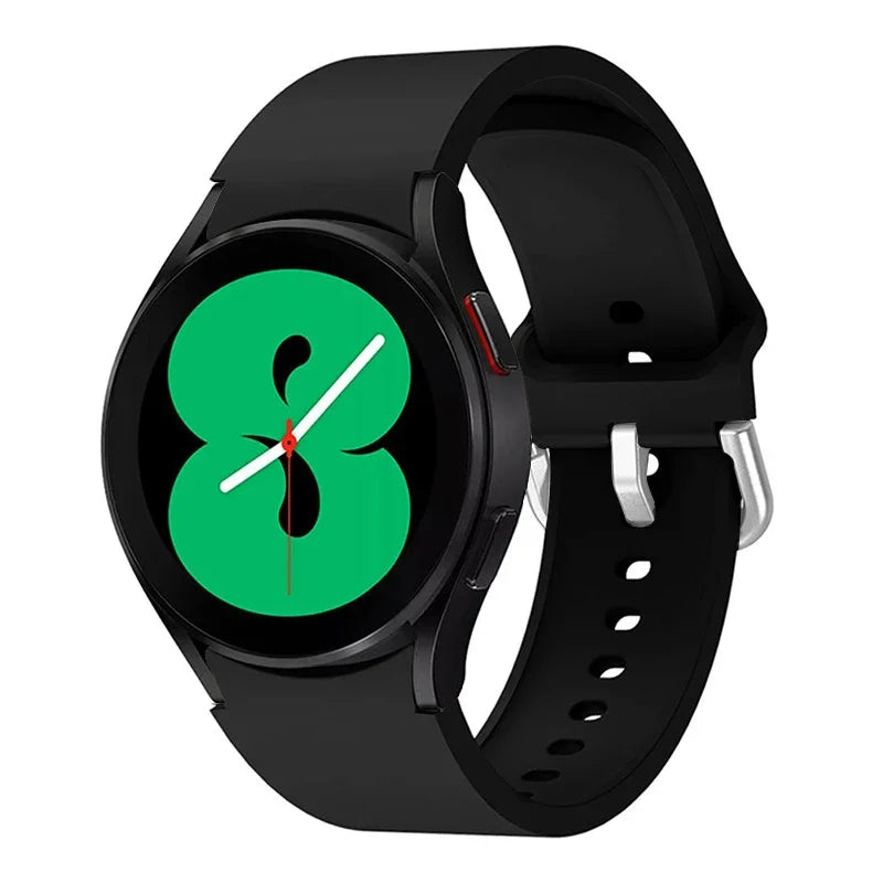 No Gap Silicone Strap For Samsung Galaxy Watch 6/4 Classic 47mm/43mm 5 Pro 45mm Bracelet Band For Galaxy Watch 7/6/5/4 40mm 42mm