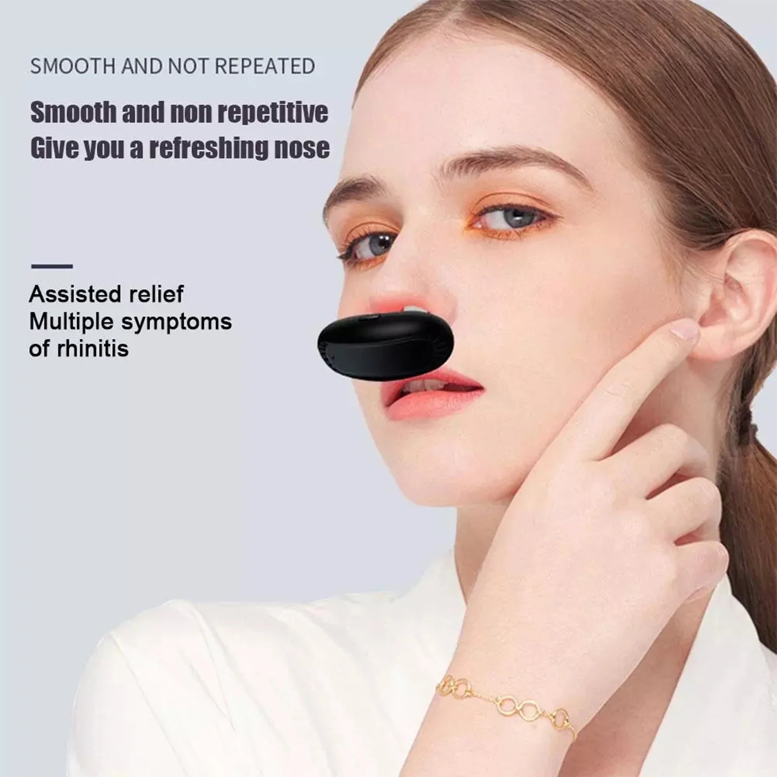 1Pcs/lot New Hot Smart Infrared Nasal Therapy Device Portable Infrared Intelligent Rhinitis Machine for Rhinifis and Allergy Sym