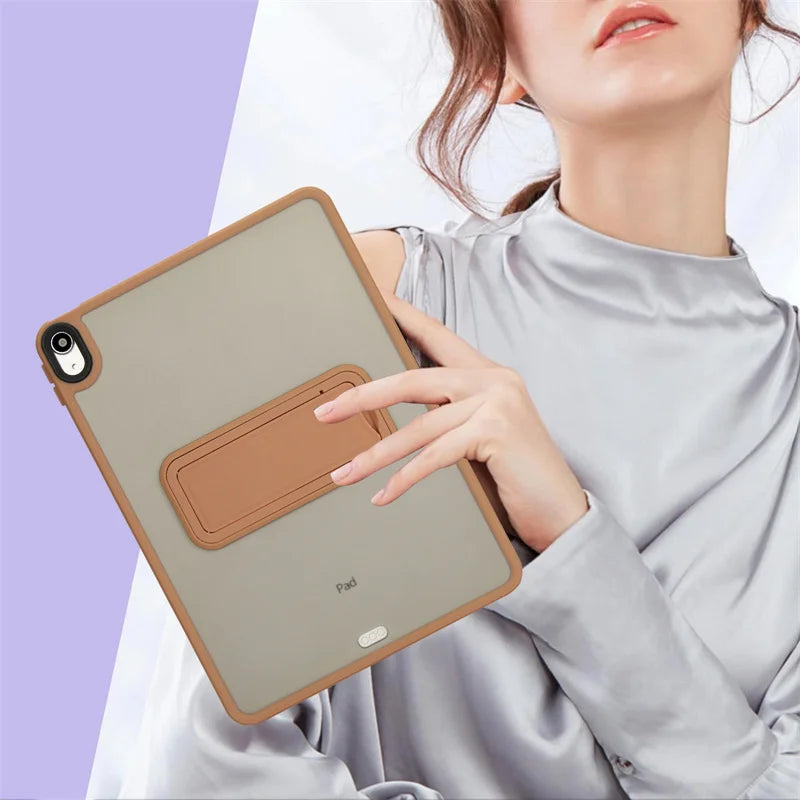 For IPad 5th 6th 9.7" 7th 8th 9th 10.2" Air 4 Air 5 Air 11 A16 11th 2025 Pro11 10th IPad Mini 4 5 6 7 PC+TPU Stand Cover Case