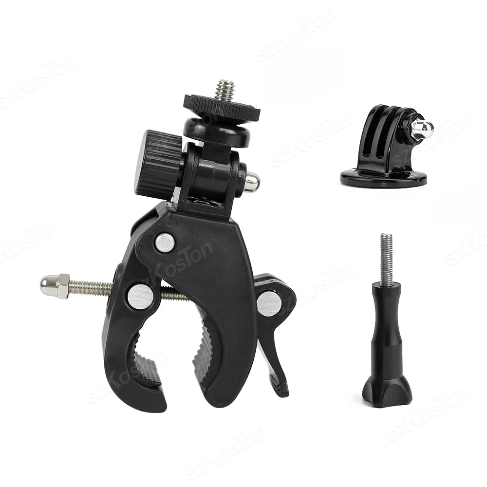 For GoPro 13 12 11 10 Motorcycle Bicycle Holder Handlebar Mount Bracket For Insta 360 X5 X4 DJI OSMO 360 Action 6 5 4 Accessory