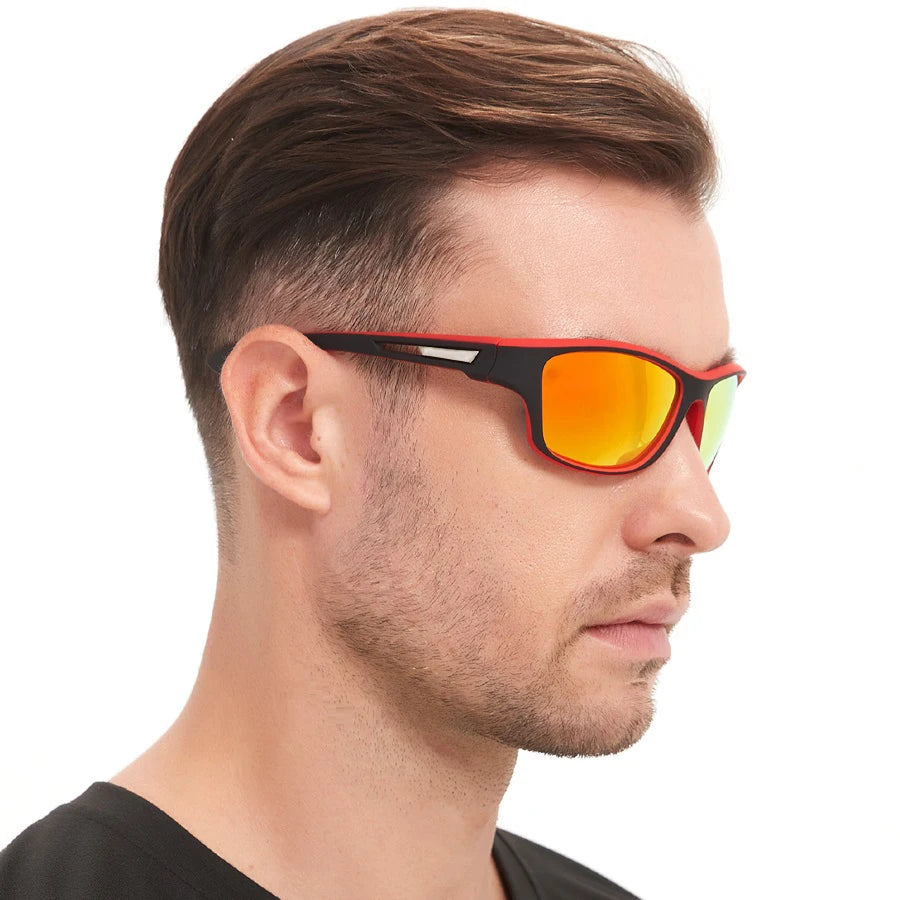 Fashion Sports Sunglasses With Chain Men Women Brand Designer Retro Sun Glasses Cycling Climbing Fishing Eyewear