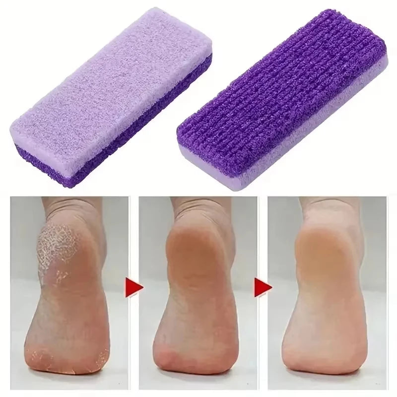 2-in-1 Pumice Stone And Foot Scrubber Callus Remover Hard Skin Dead Skin Removal for Feet Heels Hands And Body