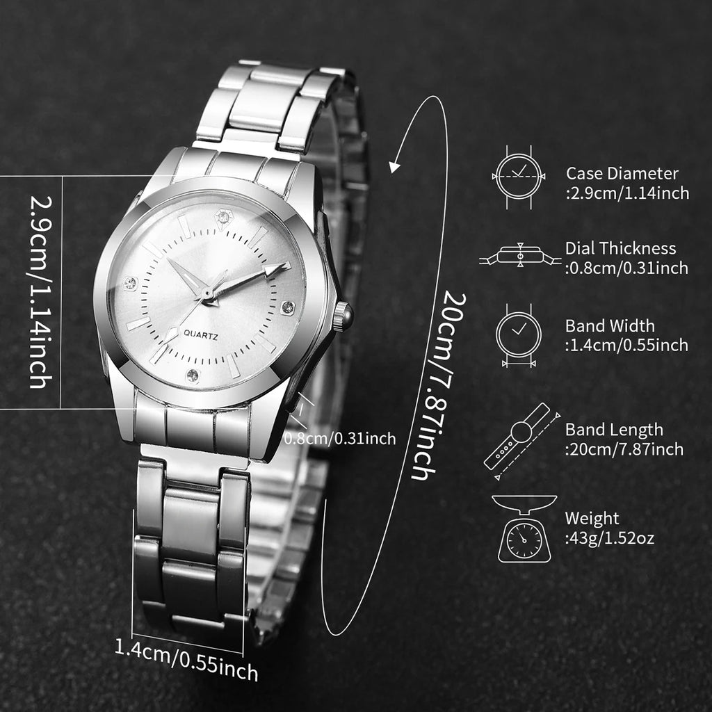 Fashion Rhinestone Women Watches Casual Quartz Wrist Watches For Ladies Clock Reloj Mujer（Without box）