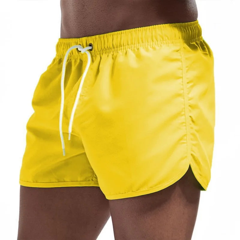 Shorts For Mens 2023 Summer Men's Swimwear Shorts Brand Beachwear Sexy Swim Trunks Men Swimsuits Low Waist Breathable Beach Wear