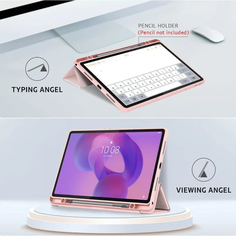For Lenovo Idea Tab 11 Inch K11 Gen2 TB336ZU/FU Acrylic Tablet Cover with Pencil Holder Case for Xiaoxin Pad 2025 11'' TB335FC