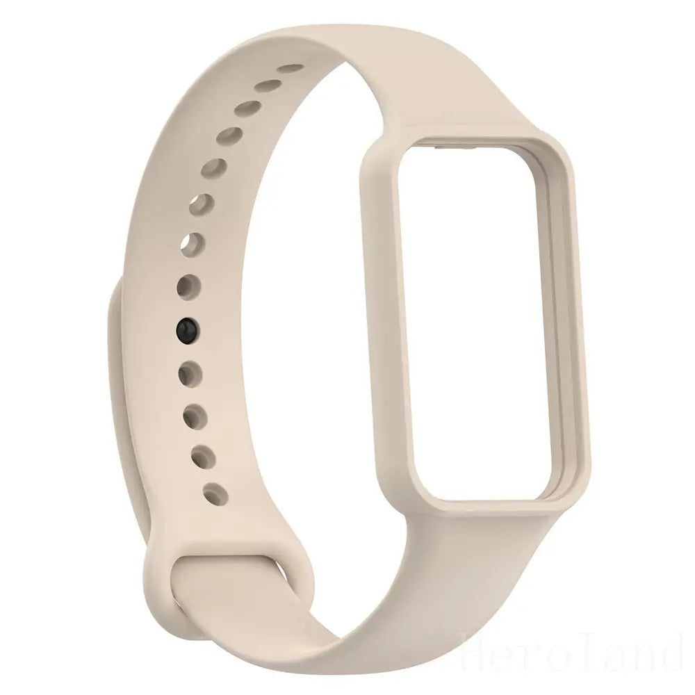 Fashion Silicone Watch Strap for Huami Amazfit Band 7 Smartwatch Band Bracelet Sport Wristband for Amazfit Band 7 Strap Buckle N