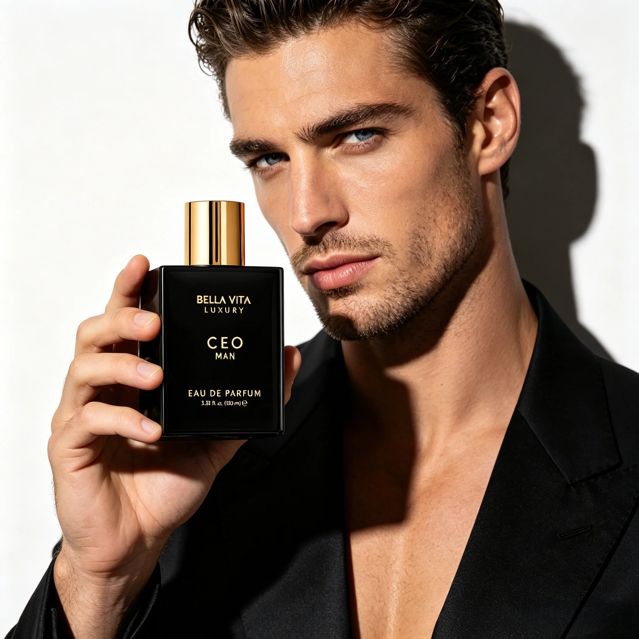 Bellavita Luxury CEO MAN Eau de Parfum | 100 ml (3.4 fl.oz.) | Perfume for Men | Mandarin, Lemon, Lavender, and Vetiver Notes | Long Lasting Men's Fragrance | Gift for Father's Day