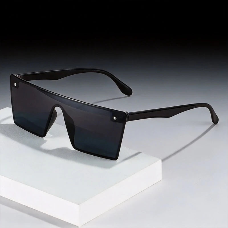 New Square Sunglasses Women Men Rimless Black Sun Glasses Lady Classics Vintage Rectangle Eyewear UV400 Oculos De Sol