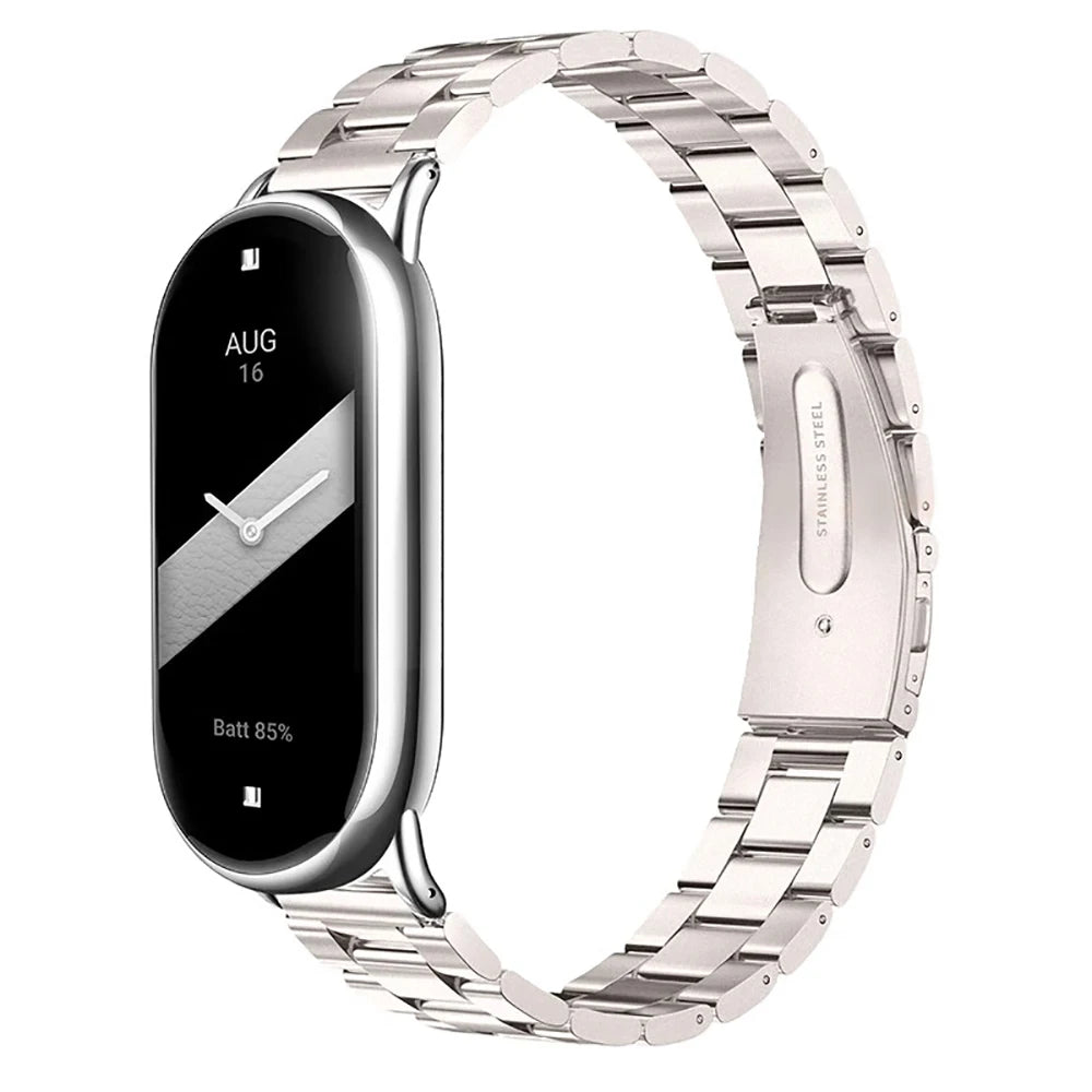 Stainless Steel Bracelet for Xiaomi mi band 10/9/8 Strap Replacement Correa for Miband 9 Bands for Xiaomi8 Watchbands Accesorios