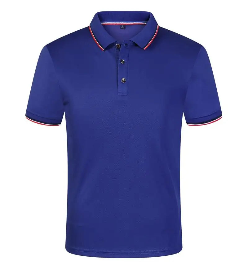 Cross Border Short Sleeved Polo From Europe Popular Summer Casual Lapel Large Size High-Quality Business Office Uniforms
