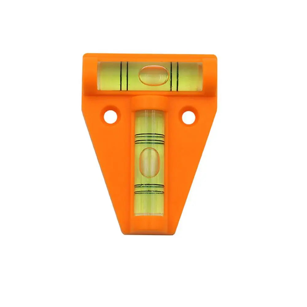 RV Triangle Level Measuring Kit for Caravan Camper T-Type Spirit Level Plastic Measuring Vertical and Horizontal Adjuster Scope