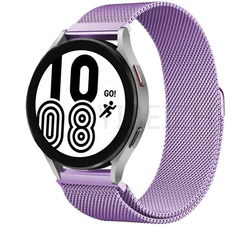 Milanese Loop band For Samsung Galaxy watch 6 5 4 classic Metal strap 20mm 22mm bracelet huawei gt/Amazfit GTS 4/GTR 2e/Bip 3-5