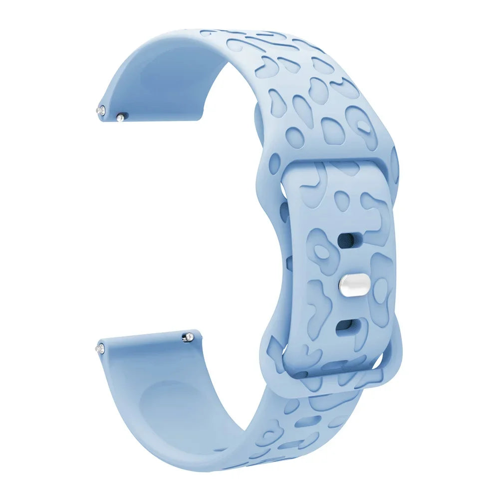 18mm 20mm 22mm Leopard Bracelet for Garmin Venu 3S Band Venu 2S Correa Active 5 Bands Garmin Forerunner 265 Band 265S 255S 255