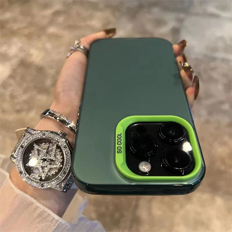 Luxury Matte Phone Case For iPhone 11 12 13 14 15 16 Pro 17 Max Plus 17 Air  Shockproof Back Bumper Cases Cover