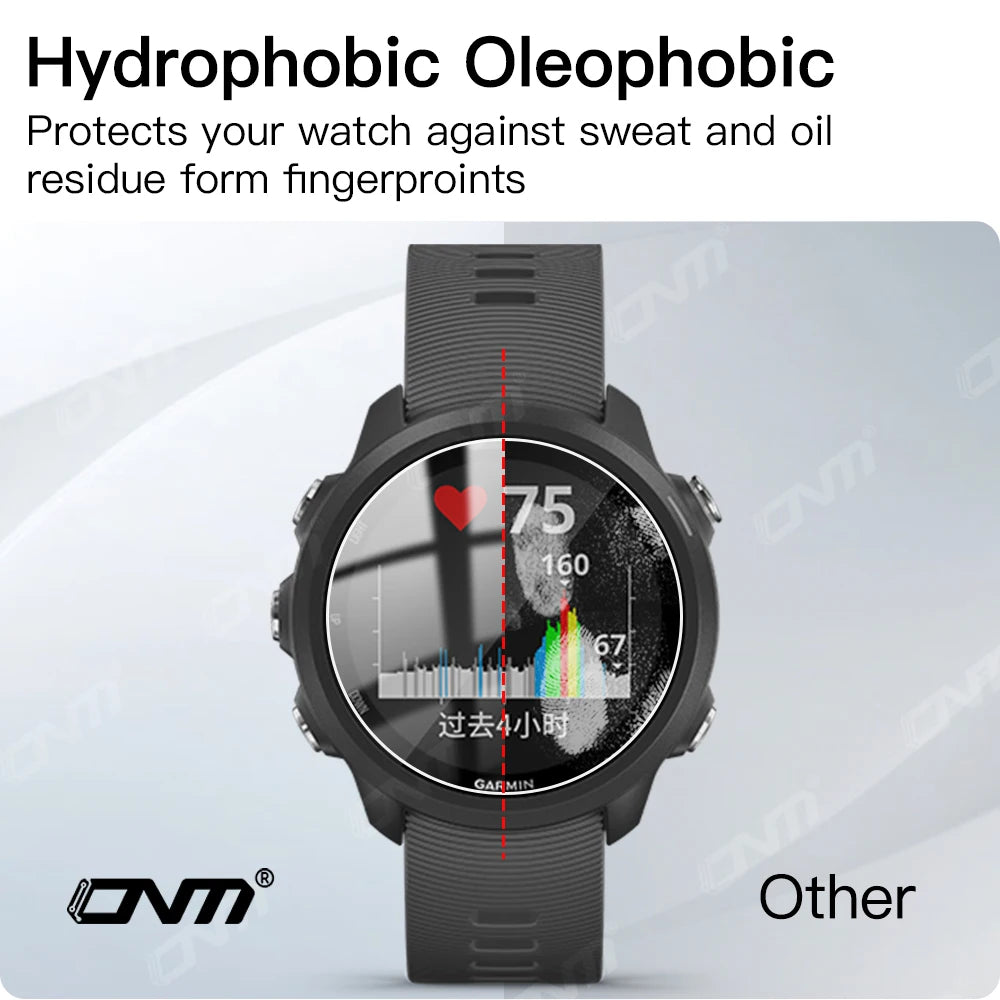 9H Tempered Glass for Garmin Forerunner 955 945 255 245 Music 55 Accessories Screen Protector Glass Ultra-HD Anti-scratch Film