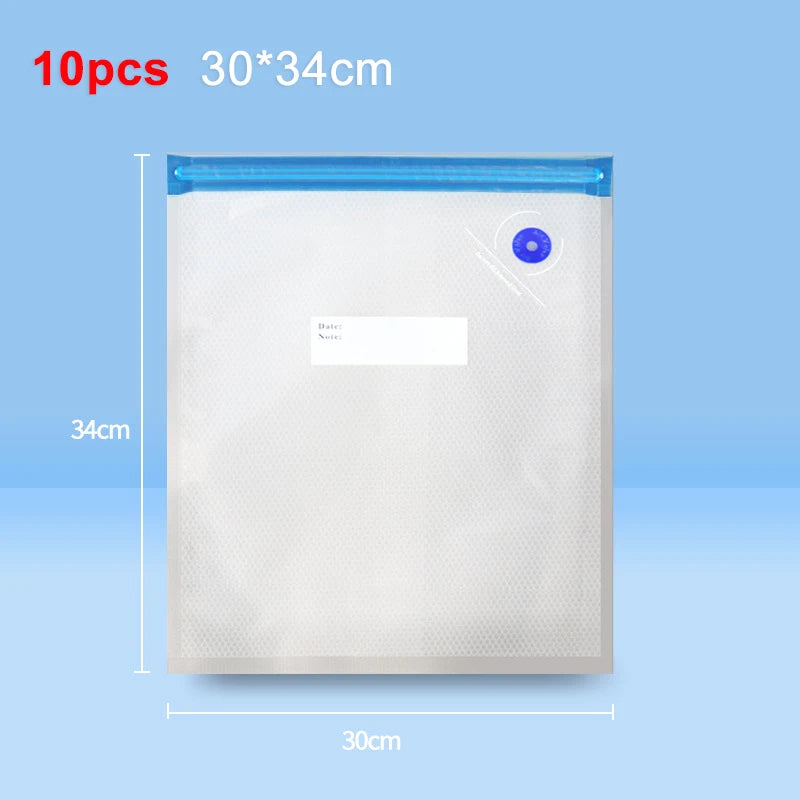 Electric Air Pump Rechargeable Automatic Vacuum Compression Machine for Food Fresh-Keeping with BPA-Free Vacuum Packaging Bag