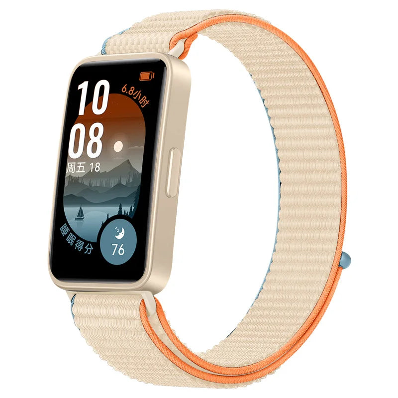 Sports Nylon Loop Strap for Huawei Band 11/11 Pro/10/9/8 Official Replacement Bracelet Belt Huawei Band 11 Wristband Accessories