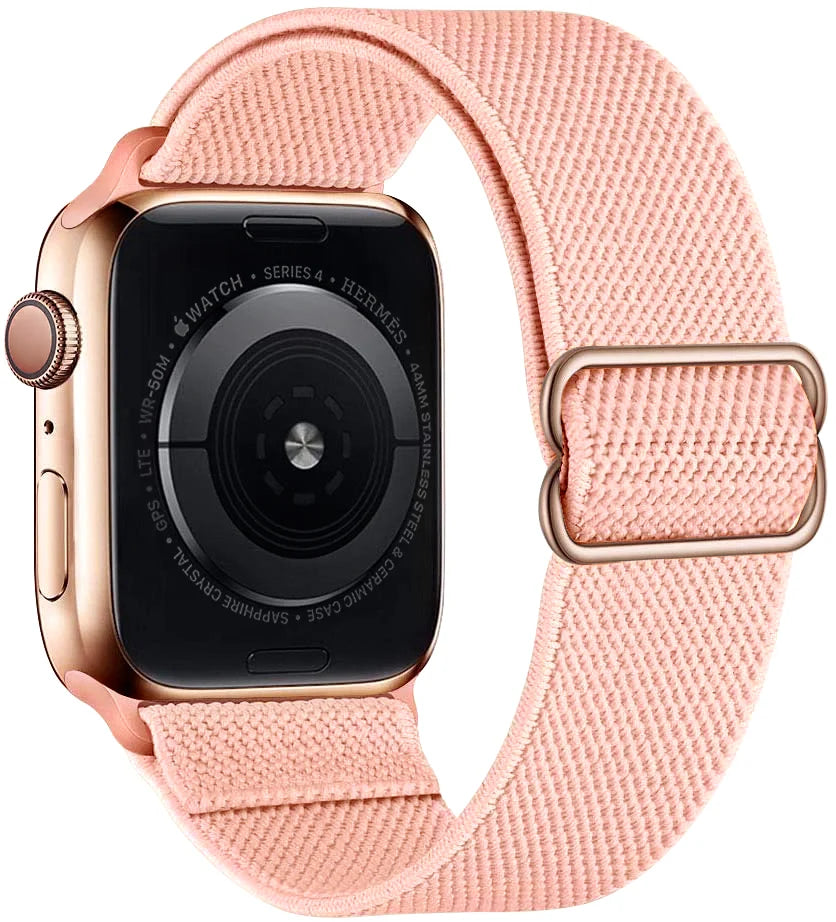 Scrunchie Strap for Apple Watch Band 45mm 44mm 40mm 41mm Adjustable Nylon Bracelet iWatch Series Ultra 3 4 5 SE 6 7 8 9 10 11