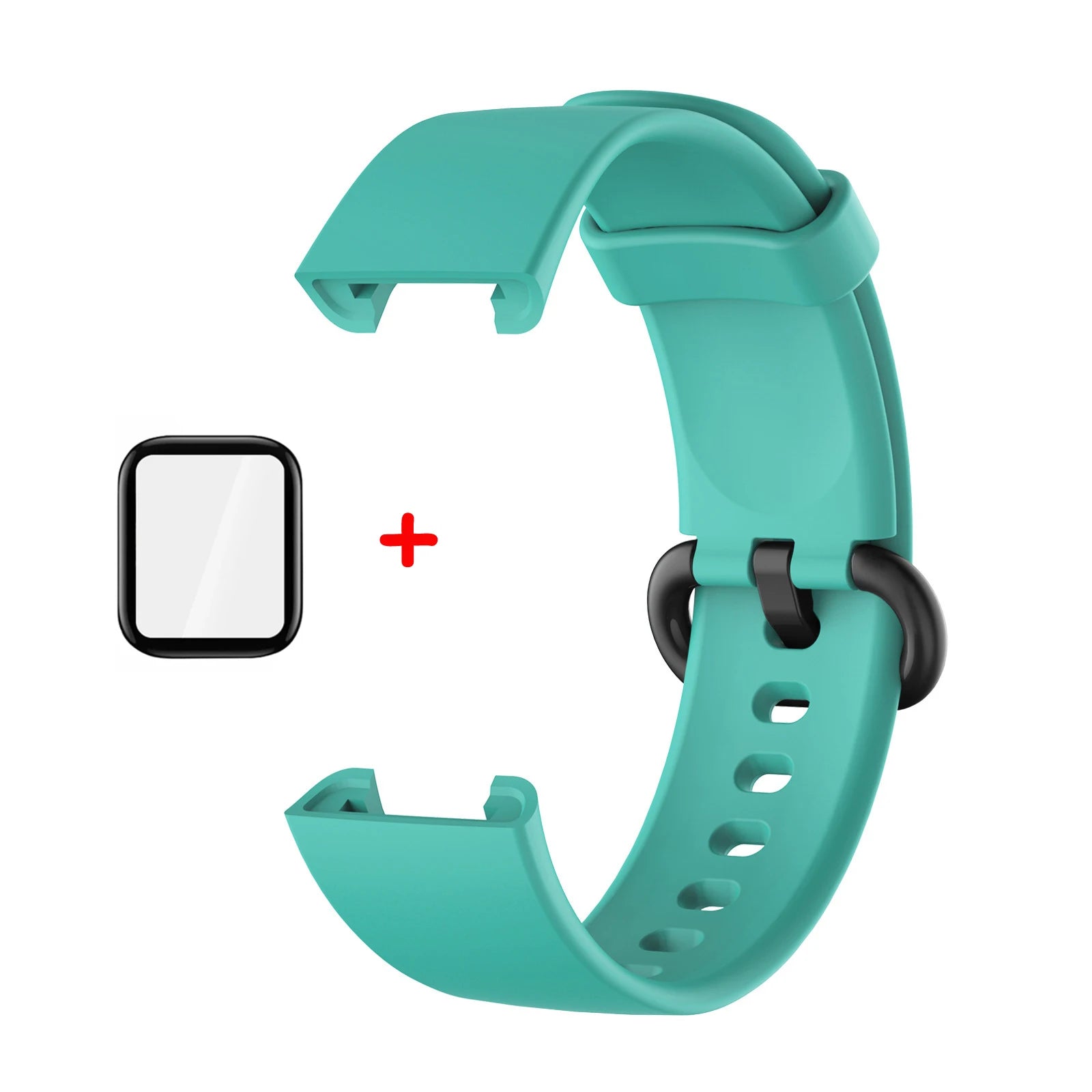 Silicone Straps for Redmi Watch 2 Lite Poco Watch Replacement watchband Bracelet for Xiaomi Watch Lite With Screen Protector