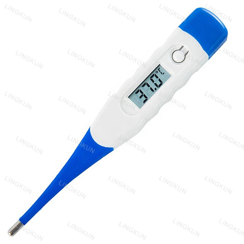 Thermometer for Adults, Soft Head Digital Oral Thermometer for Fever, Basal Thermometer with 15 Seconds Fast Reading