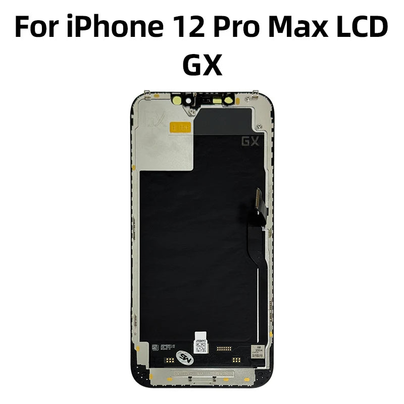 GX OLED For iPhone X XS XR XS Max LCD 11ProMax 13 ProMax 14ProMax 3D Touch Screen Digitizer 12 Mini 12 Pro Max Replacement Parts