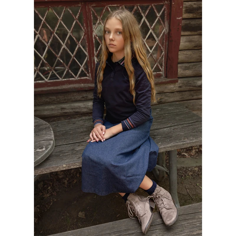 Ali Plus AW26 Stripe and Denim Collection Skirt overalls Rompers Shirts Family Matches Clothing