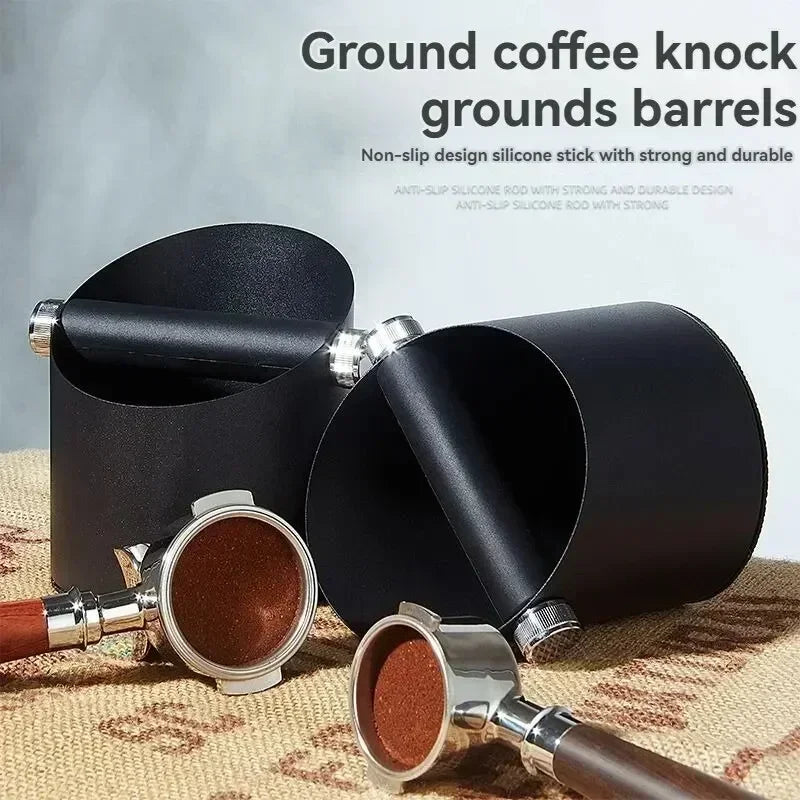 Coffee Knock Box Coffee Grounds Waste Bucket for Espresso Machine Handle Powder Recycling Bin Home Cafe Barista Tool