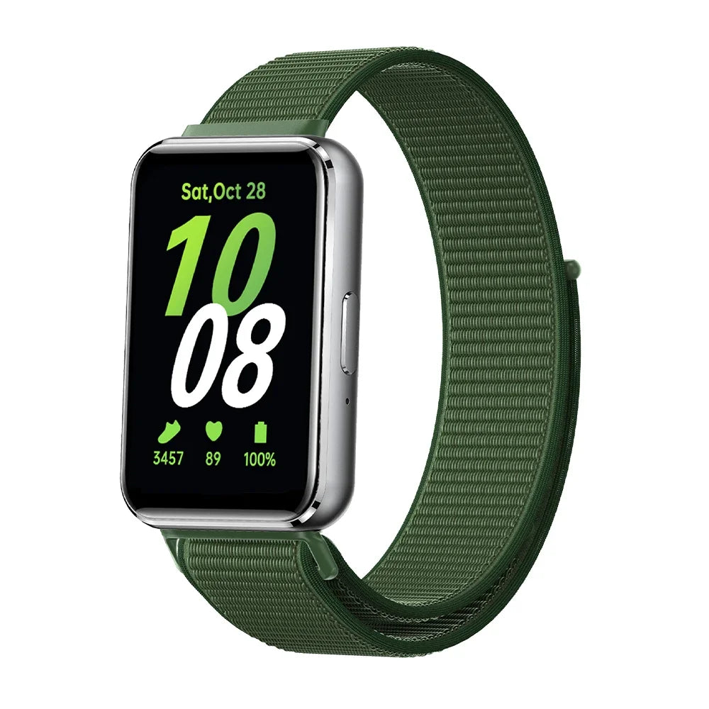 Nylon Loop Strap for Samsung Galaxy Fit 3 Adjustable Elastic Bracelet  Watchband for iWatch Samsung Galaxy Fit3 Band Accessories