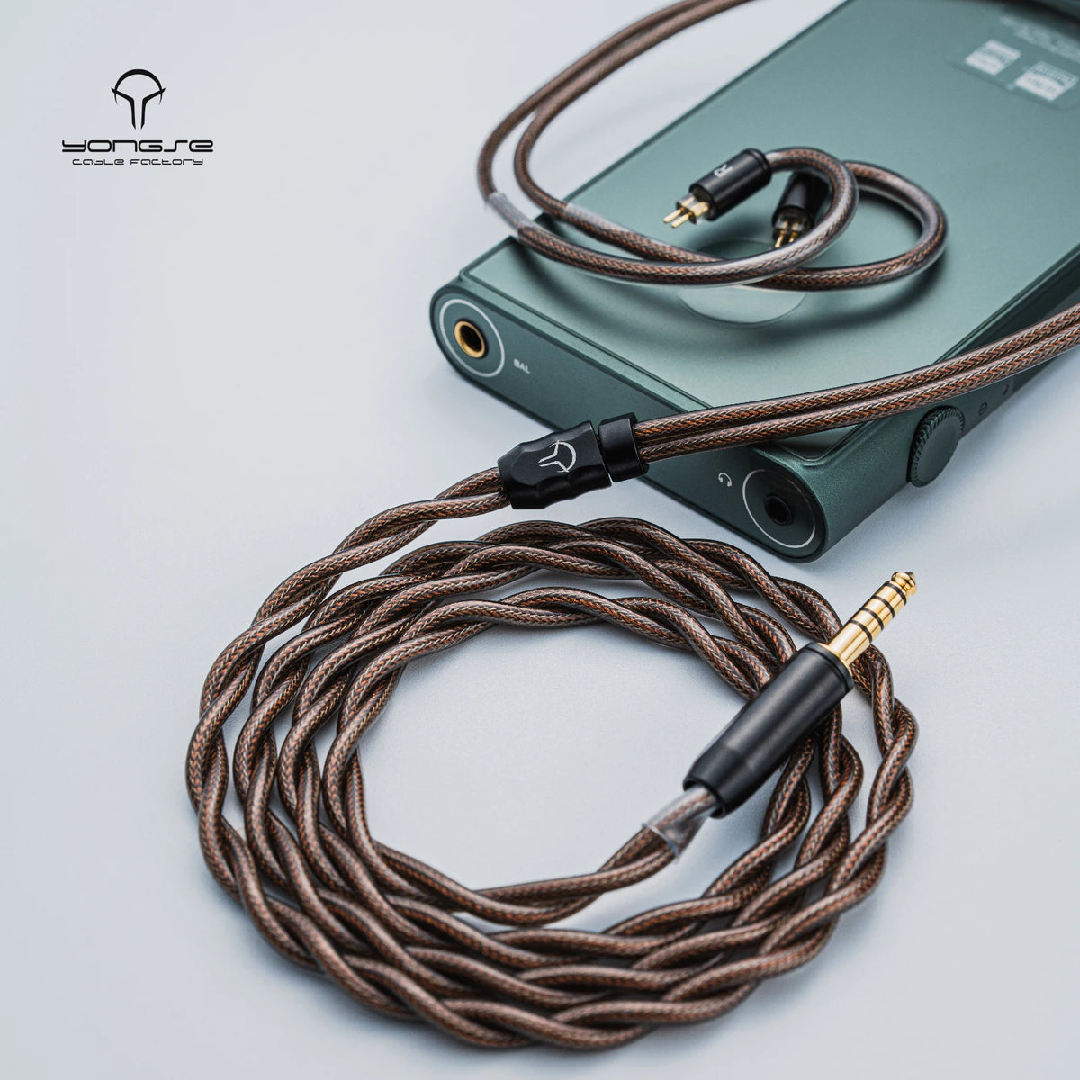 YONGSE Mech-X Cable Silver-plated Single Crystal Copper + Graphene Shielding Earphone Cable