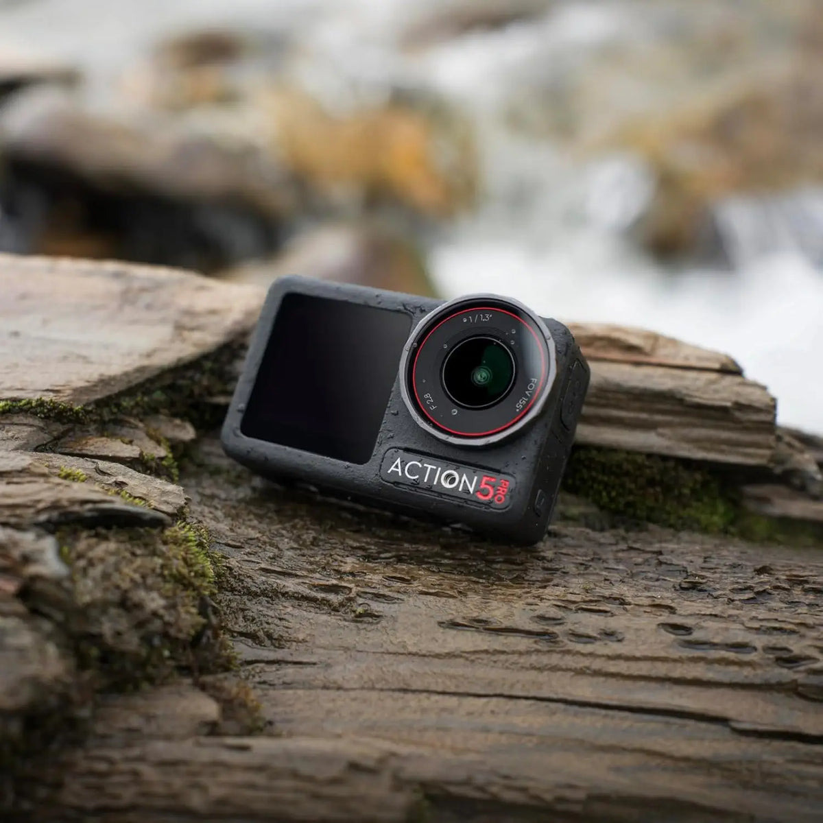 ALL New DJI Osmo Action 5 Pro Adventure Combo, Waterproof Action Camera 1/1.3" Sensor, 4K/120fps Video, Subject Tracking, 12h Extended Battery Life With 3 Batteries, 1.5m Extension Rod, Battery Case