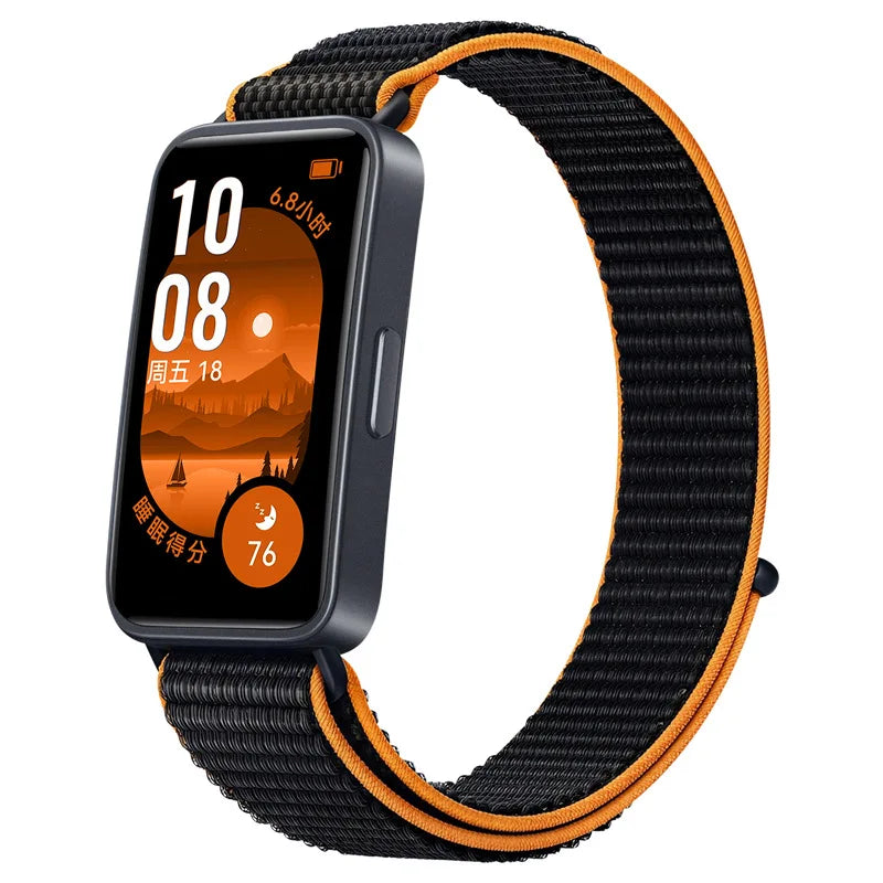 Sports Nylon Loop Strap for Huawei Band 11/11 Pro/10/9/8 Official Replacement Bracelet Belt Huawei Band 11 Wristband Accessories