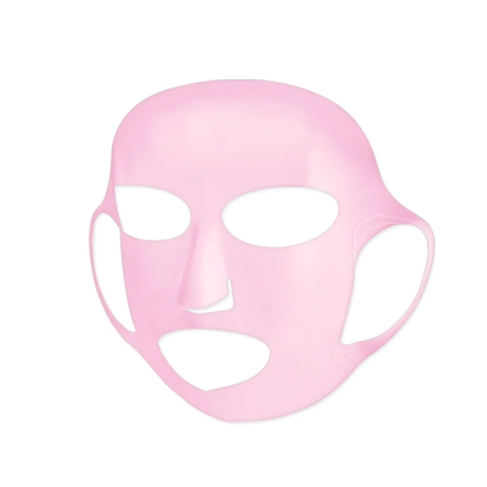 3D Silicone Facial Mask Cover Reusable Ear Hanging Anti-aging Moisturizing Face Shield Double Absorption Anti Evaporation Mask