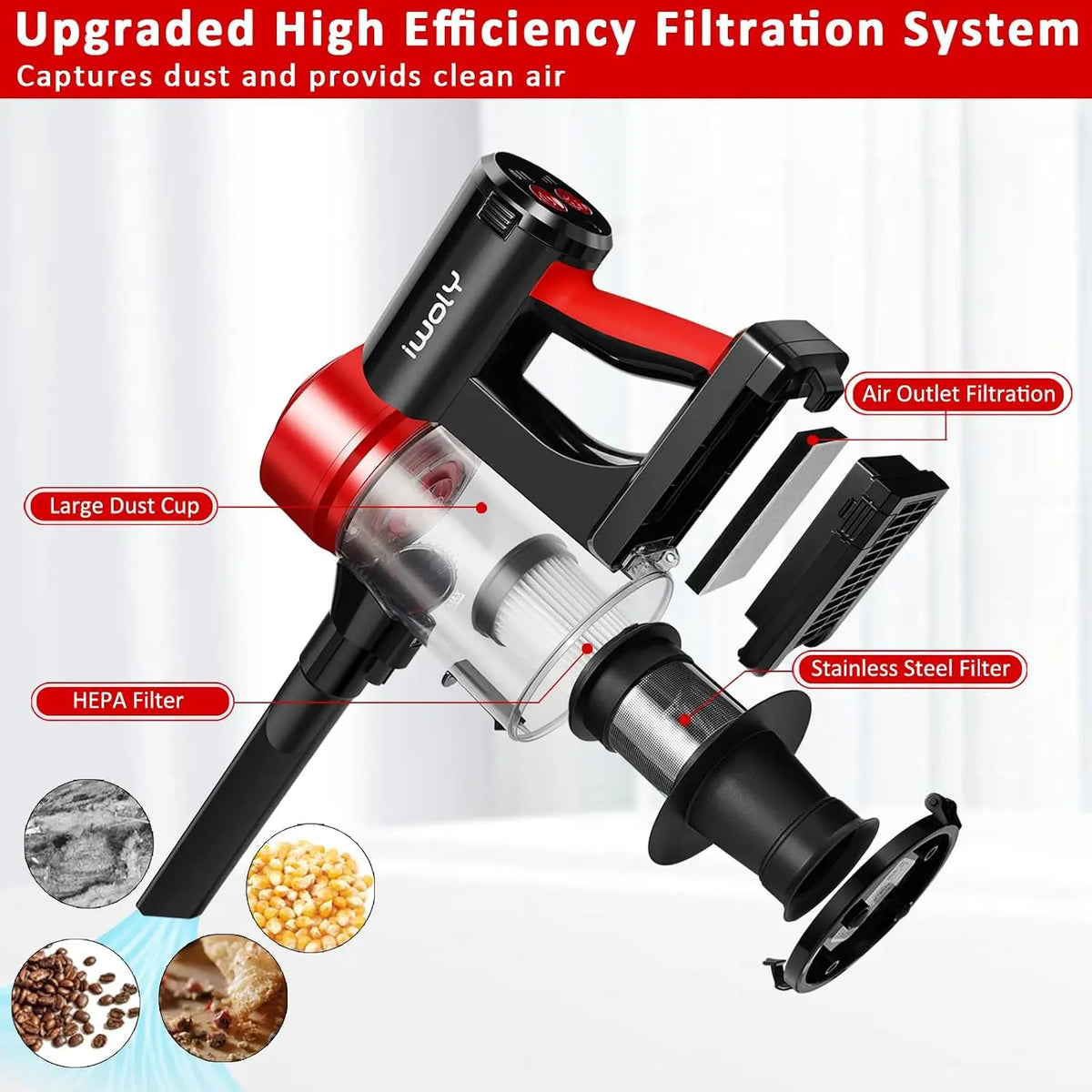 Cordless Stick Vacuum with Handheld Mode