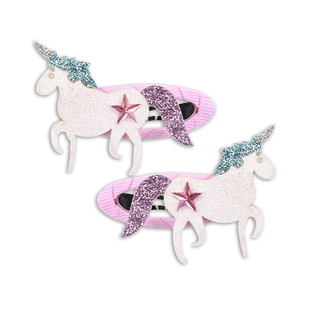 Cartoon Animal Fruit BB Hair Clips for Girls Cute Sequin Droplet Design Snap Barrettes Toddler Daily Headwear Accessory