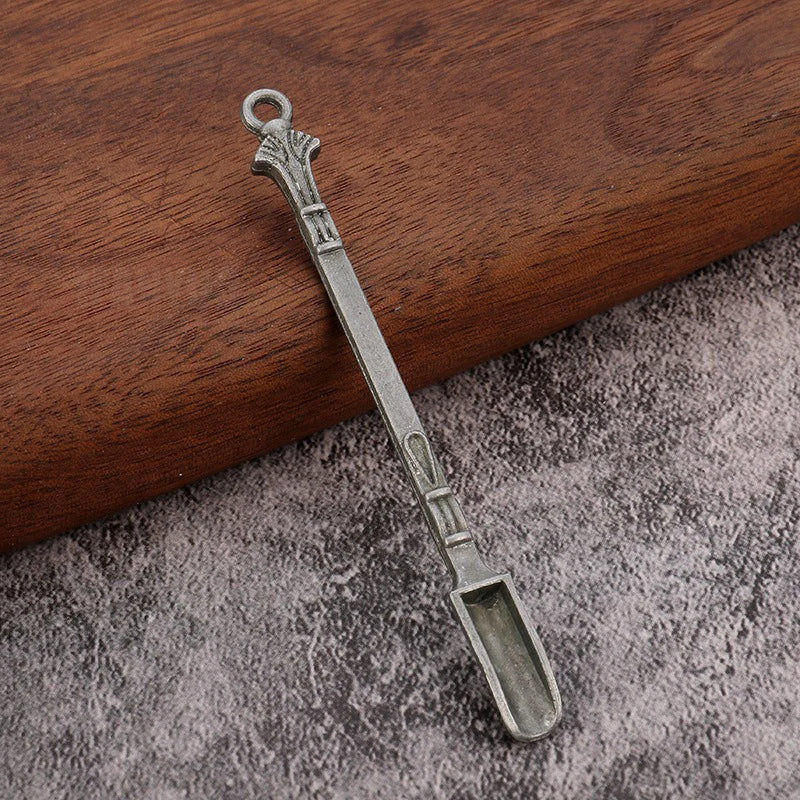 Metal Mini Shovel Spoon Medicine Spoon Micro Debugging Shovel Dessert Salt Teaspoon Mini Powder Spoon Kitchen Accessories
