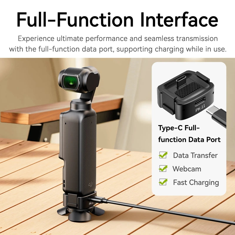 Ulanzi Pocket 3 Mini Tripod /Arri Locating Base for DJI Osmo Pocket 3