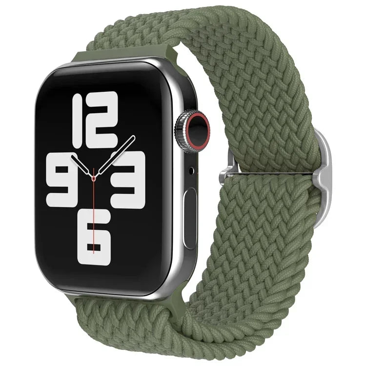 For Apple watch band 44mm 40mm 45mm 49mm 41mm 45 mm correa Braided Solo Loop bracelet iWatch series 8 9 3 se 5 6 7 Ultra 2 Strap