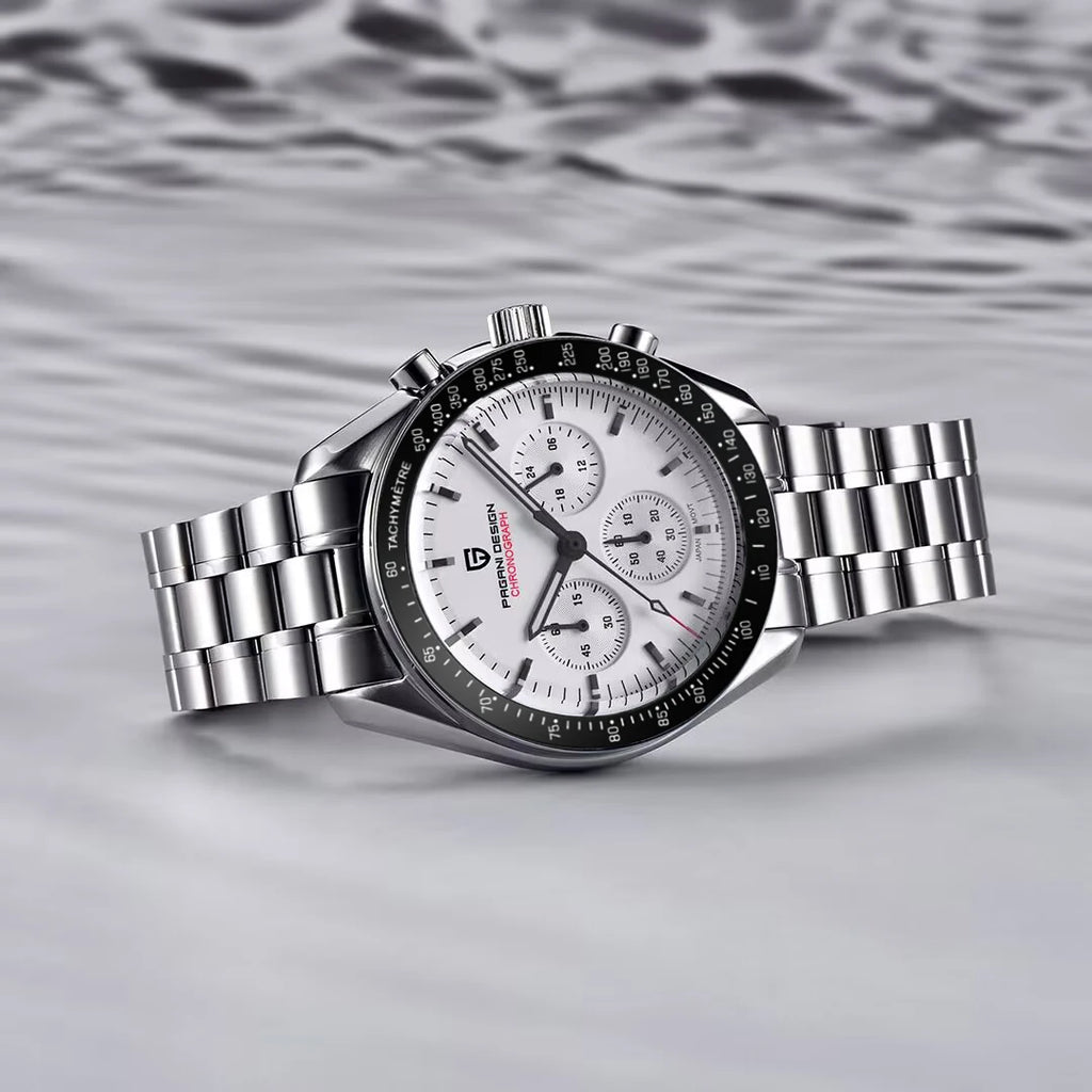 2026 New PAGANI DESIGN 1701 V5 Men's Watches Luxury Quartz Watch Men Sports Speed Chronograph AR Sapphire glass 100M Waterproof