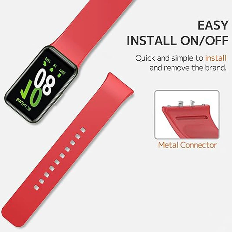 Replacement Silicone Strap For Samsung Galaxy Fit 3 Strap Watch Strap For Galaxy Fit 3 Strap Band Correa Bracelet