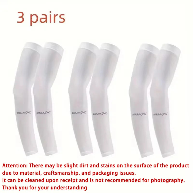 1/3 Pair of Breathable Sun Protection Sleeves - Breathable & UV Protective Gear for Sports, Driving, & Outdoor Adventures