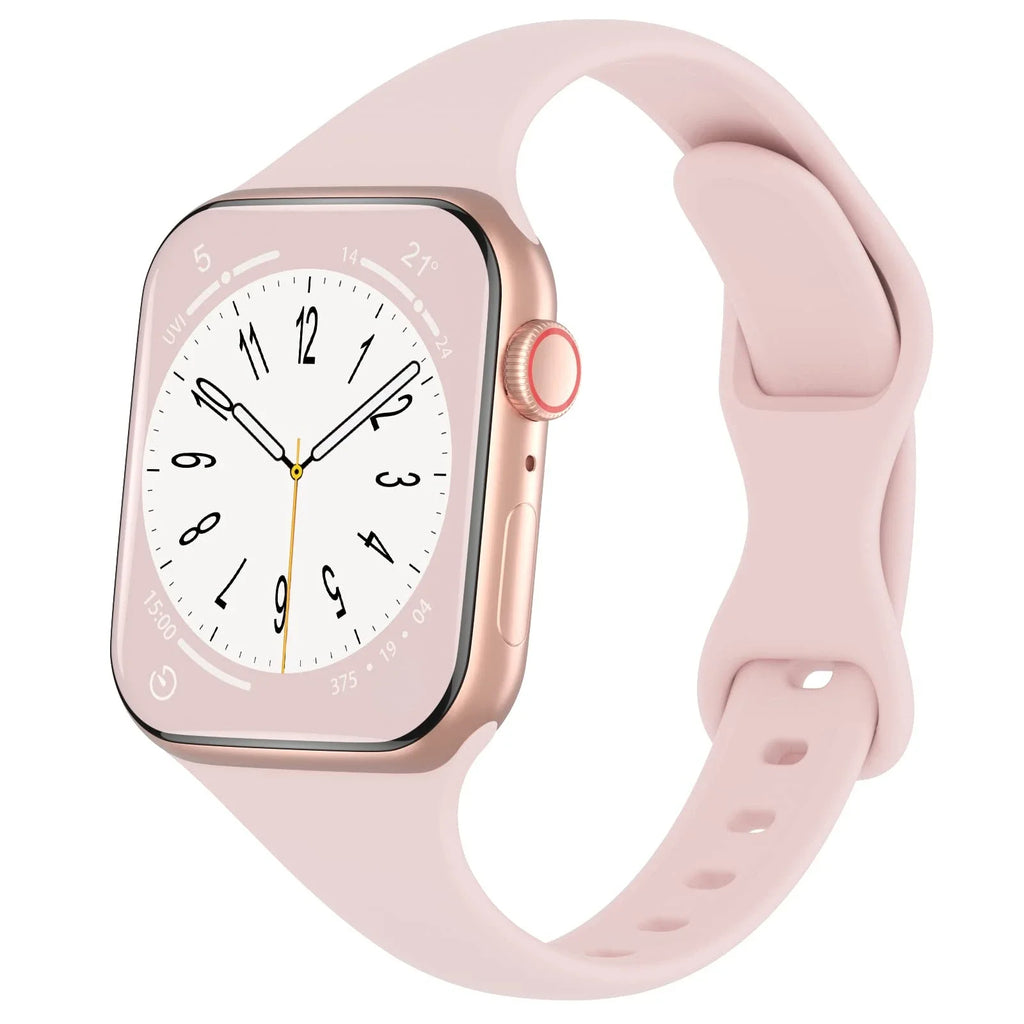 Silicone loop For Apple Watch Band 45mm 44mm 40mm 41mm 49mm Elastic Belt bracelet iWatch series ultra 5/4/3/SE/6/7/8 Strap