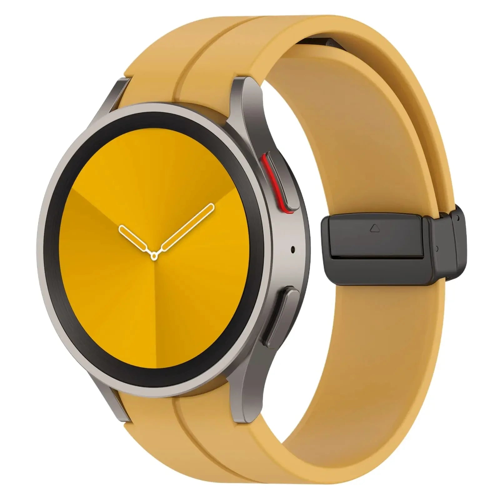 Original Silicone Band for Samsung Watch 7 6 5 4 Classic Strap 47mm 43mm 44mm 40mm Magnetic Buckle For Galaxy Watch 5 Pro 45mm
