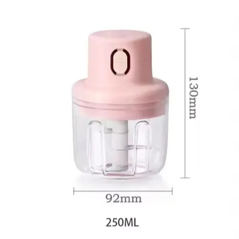 New model multi-functional fully automatic food processor, wireless electric meat grinder, home kitchen garlic crusher