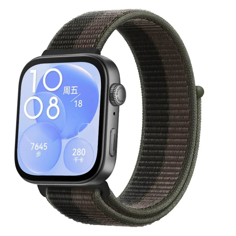 Nylon Loop Strap For Huawei Watch Fit 5/4/3 Sport Breathable Replacement Bracelet Wristband Huawei Watch Fit 4 5 Pro Accessories