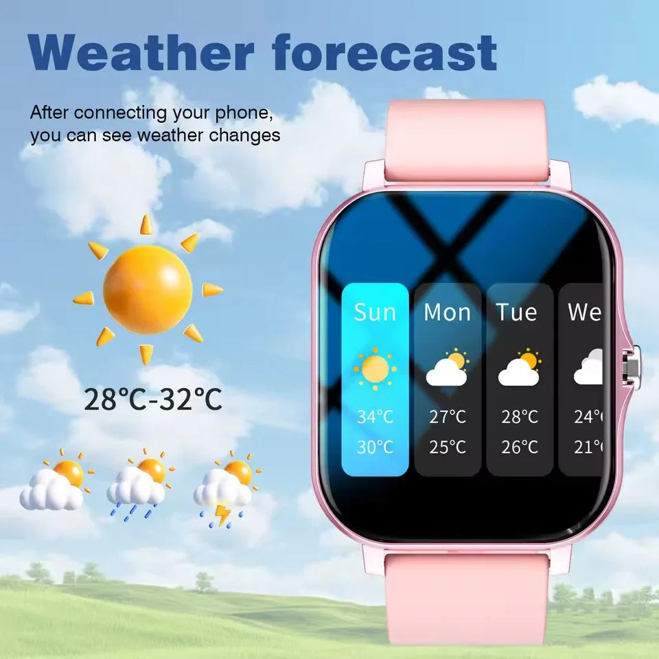 2026 New Multifunctional Smart Watch Men&Women Bluetooth Connected Phone Music Fitness Sports Bracelet Sleep Monitor Watch HT30